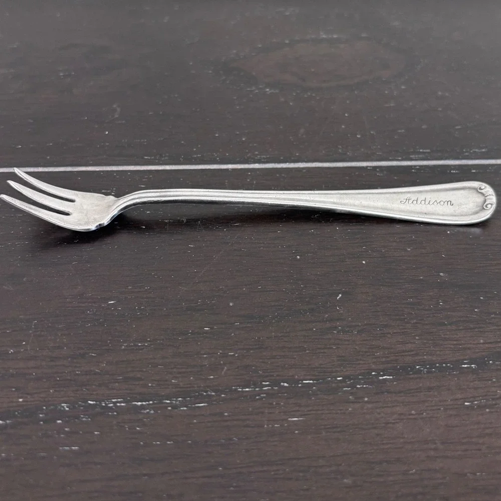 Vintage | Albert Pick &‎ Co Silverplate | Lincoln 1919 | Cocktail Fork | Addison